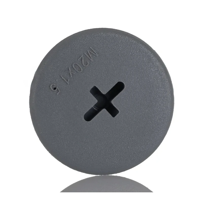 Alpha Wire Cable Gland Plug M20 Thread Chloroprene Rubber and Polyamide, 24 mm Diameter, IP66 IP68 Rated HPM20 SL080