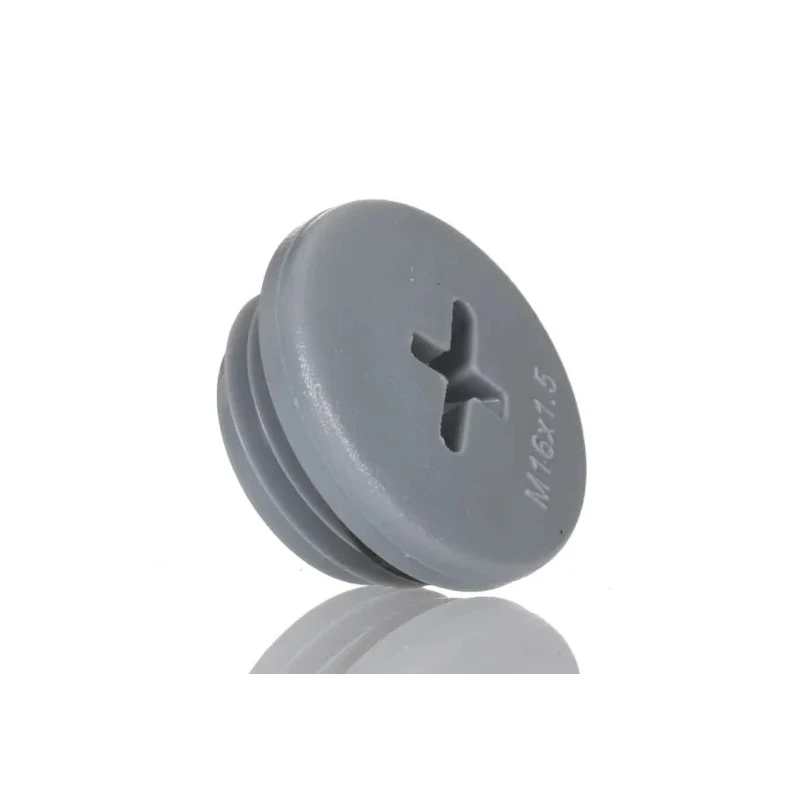 Alpha Wire Cable Gland Plug, M16 Thread Size, Chloroprene Rubber and Polyamide Material, IP66/IP68, Flame HPM16 SL080