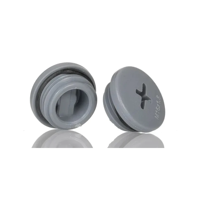Alpha Wire Cable Gland Plug, M16 Thread Size, Chloroprene Rubber and Polyamide Material, IP66/IP68, Flame HPM16 SL080