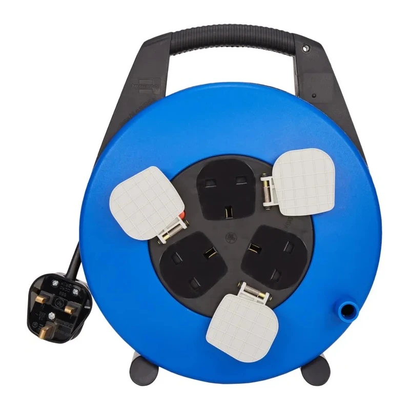 brennenstuhl Cable Reel 10 m 3 Socket Type G 240V IP20 VarioLine 1108563