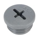 Alpha Wire Cable Gland Plug, PG7 Thread, 15 mm Diameter, Polyamide and Chloroprene Rubber, IP66 IP68, Temperature HPP7 SL080