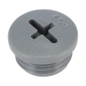 Alpha Wire Cable Gland Plug, PG7 Thread, 15 mm Diameter, Polyamide and Chloroprene Rubber, IP66 IP68, Temperature HPP7 SL080