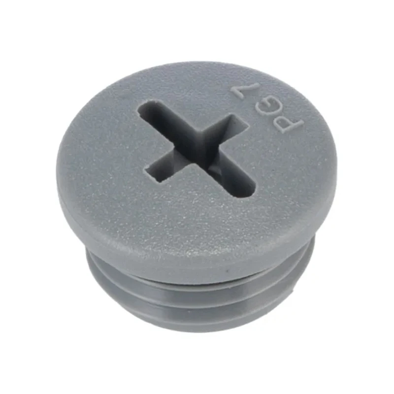 Alpha Wire Cable Gland Plug, PG7 Thread, 15 mm Diameter, Polyamide and Chloroprene Rubber, IP66 IP68, Temperature HPP7 SL080