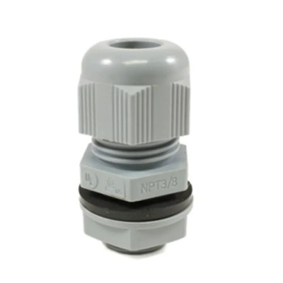 Alpha Wire FIT Wire Management Series Grey Chloroprene Rubber Polyamide Cable Gland M12 Thread 3-6.5 mm PMC12 SL080