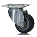 Tente Swivel Castor, 40 kg Load Capacity, 50 mm Polyurethane Wheel, Pressed Steel Frame 1470PAO050P40