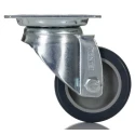 Tente Swivel Castor, 40 kg Load Capacity, 50 mm Polyurethane Wheel, Pressed Steel Frame 1470PAO050P40