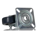Tente Swivel Castor, 40 kg Load Capacity, 50 mm Polyurethane Wheel, Pressed Steel Frame 1470PAO050P40