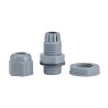 Alpha Wire FIT Wire Management Series Slate Chloroprene Rubber Polyamide Cable Gland PG7 Thread Size 3-6.5 mm PPC7 SL080