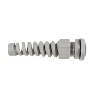 Alpha Wire FIT Wire Management Series Slate Chloroprene Rubber, Polyamide Cable Gland PG9 Thread Size PPS9 SL080