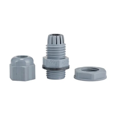 Alpha Wire FIT Wire Management Series Slate Chloroprene Rubber, Polyamide Cable Gland PG9 Thread, 4 mm Min., 8 mm PPC9 SL080
