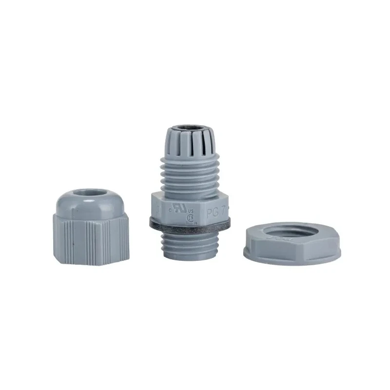 Alpha Wire FIT Wire Management Series Slate Chloroprene Rubber, Polyamide Cable Gland PG9 Thread, 4 mm Min., 8 mm PPC9 SL080