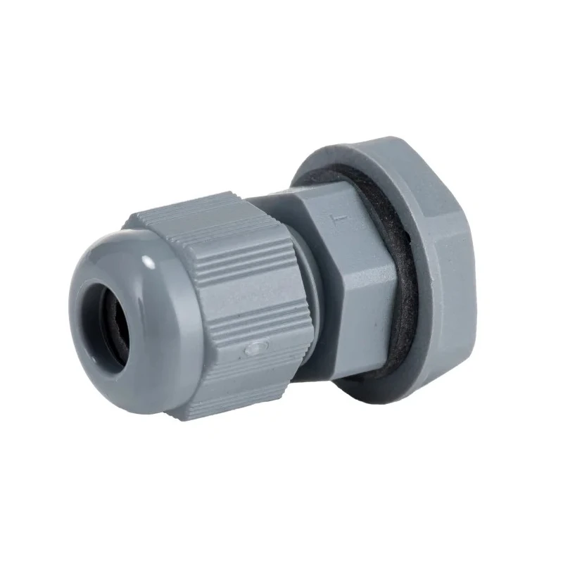 Alpha Wire FIT Wire Management Series Slate Chloroprene Rubber, Polyamide Cable Gland PG9 Thread, 4 mm Min., 8 mm PPC9 SL080