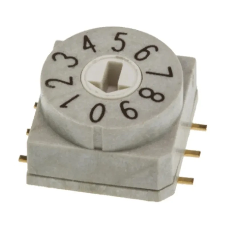 Wurth Elektronik Rotary Coded DIP Switch Surface Mount with Gull Wing Terminals 428521320810