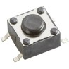 Wurth Elektronik Black Tactile Switch Surface Mount SPST 50mA 12V DC, 0.9mm Actuator Length 430182043816