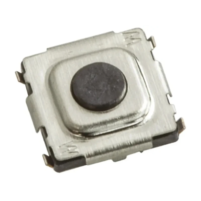 Wurth Elektronik Black Tactile Switch SPST Momentary 0.3 mm Actuator 20mA 15V DC Surface Mount 431183015816
