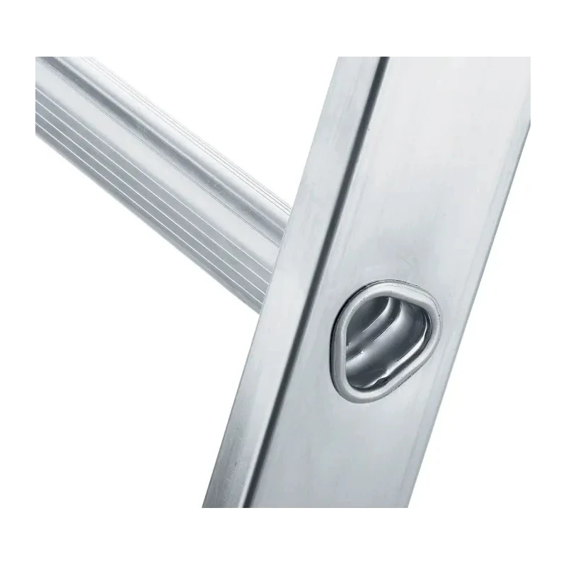 Zarges Aluminium 2 Sections Extension Ladder 3.8 m 150kg Load Capacity 44834