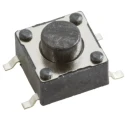 Wurth Elektronik Black Tactile Switch SPST 50mA 12 V dc Surface Mount 1.6 mm Actuator 430182050816