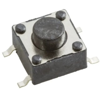Wurth Elektronik Black Tactile Switch SPST 50mA 12 V dc Surface Mount 1.6 mm Actuator 430182050816