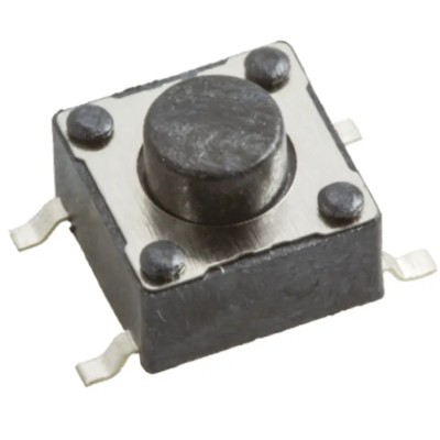 Wurth Elektronik Black Tactile Switch SPST 50mA 12 V dc Surface Mount 1.6 mm Actuator 430182050816
