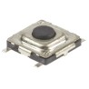 Wurth Elektronik Black Tactile Switch, SPST 20mA 15 V DC, Momentary, 0.3 mm Actuator Length, Surface Mount 431181015816