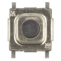 Wurth Elektronik Black Tactile Switch, SPST 20mA 15 V DC, Momentary, 0.3 mm Actuator Length, Surface Mount 431181015816