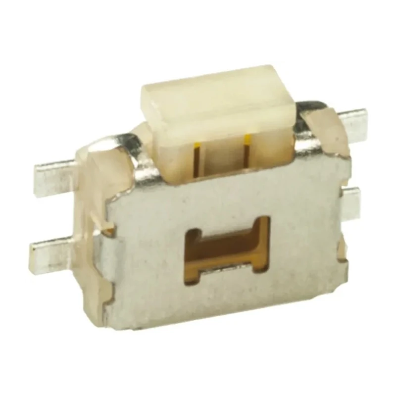 Wurth Elektronik White Tactile Switch SPST Momentary 50mA 12V DC Surface Mount 2.6mm Actuator Length 434351045816