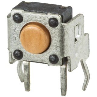Wurth Elektronik Pink Tactile Switch 0.6 mm Actuator Length SPST 50mA 15 V dc Through Hole 431256031736