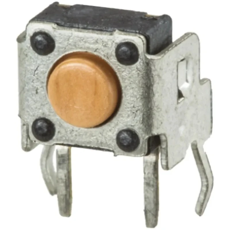 Wurth Elektronik Pink Tactile Switch 0.6 mm Actuator Length SPST 50mA 15 V dc Through Hole 431256031736