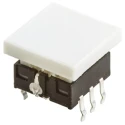 Wurth Elektronik Clear Tactile Switch SPST 50mA 12V DC Illuminated 4.15mm Through Hole 440YS67082622