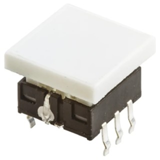 Wurth Elektronik Clear Tactile Switch SPST 50mA 12V DC Illuminated 4.15mm Through Hole 440YS67082622