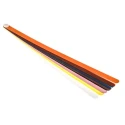 RS PRO Plastic Feeler Gauge 13 Blades Plastic Blades 12in Length 0.5in Width 785-7822