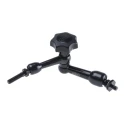 Noga Steel Base & Arm Camera Arm with Clamp Base, Overall Length 107mm, Top Arm 56mm, Bottom Arm 51mm NF 1105