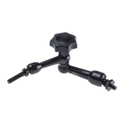 Noga Steel Base & Arm Camera Arm with Clamp Base, Overall Length 107mm, Top Arm 56mm, Bottom Arm 51mm NF 1105