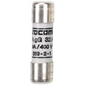 Socomec 2A Cartridge Fuse, 14 x 51 mm, 500V AC, gG Characteristic, NFC-DIN Series 60520002