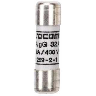 Socomec 2A Cartridge Fuse, 14 x 51 mm, 500V AC, gG Characteristic, NFC-DIN Series 60520002