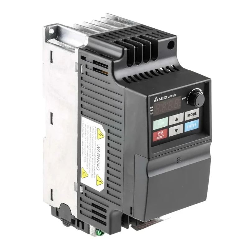 Delta Electronics Inverter Drive Single Phase 230V AC 750W 4.2A Variable Frequency VFD007EL21A