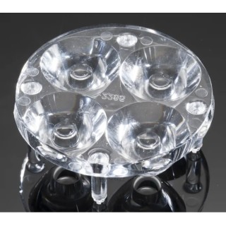 Ledil Angie Series 4-Way LED Lens 15 ° Spot Beam 34 mm Diameter PMMA C12285_ANGIE-S