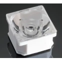 Ledil Laura Series Lens Assembly, Diffused Square Lens, 3 to 18 ° Spot Beam, 21.6x13.1x21.6 mm CA11959_LAURA-RS-PIN