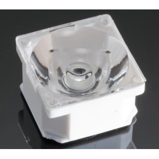 Ledil Laura Series Lens Assembly, Diffused Square Lens, 3 to 18 ° Spot Beam, 21.6x13.1x21.6 mm CA11959_LAURA-RS-PIN