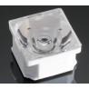 Ledil Laura Series Lens Assembly, Diffused Square Lens, 3 to 18 ° Spot Beam, 21.6x13.1x21.6 mm CA11959_LAURA-RS-PIN