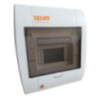 Selvo 6 Way SPN Whiteline Distribution Board SEL045