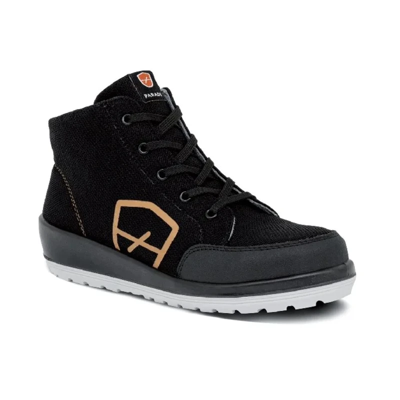 Parade BETSIE Women's Black Stainless Steel Safety Trainer Lace Up Shoes UK 6 EU 39 07BETSIE7721PT39