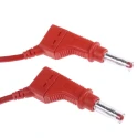 Staubli Connector Test Lead 32A 600V Red 2 m Lead Length 66.9408-200-22