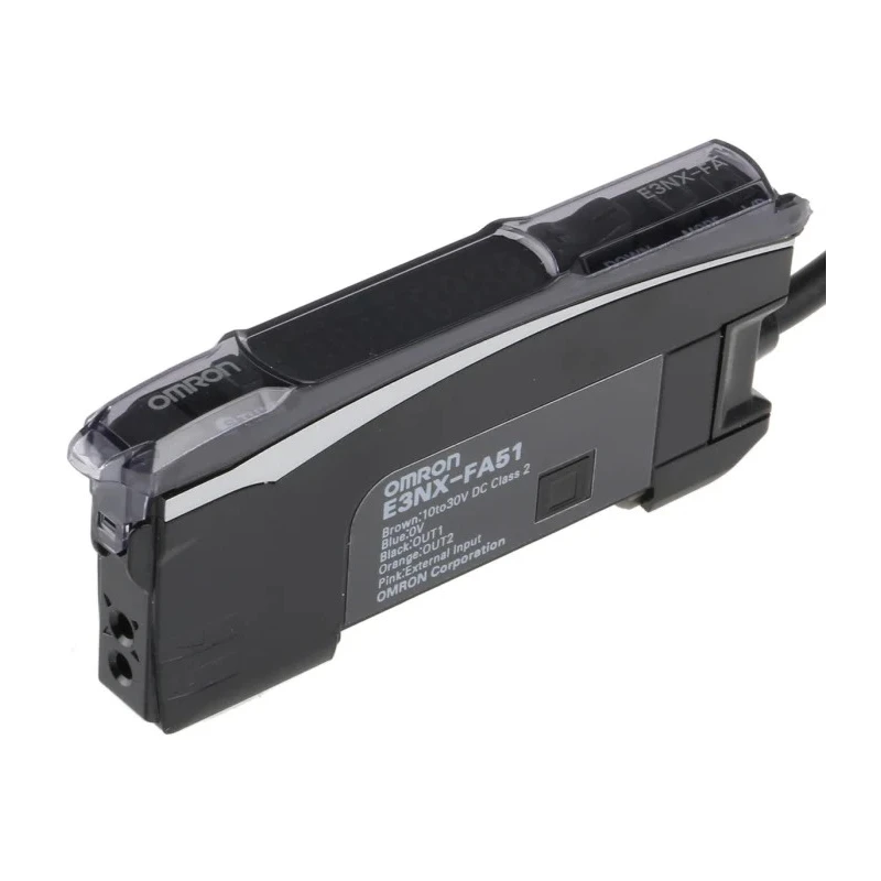 Omron Plastic Fibre Optic Sensor PNP Output 1.08W IP54 3V E3NX-FA51 2M
