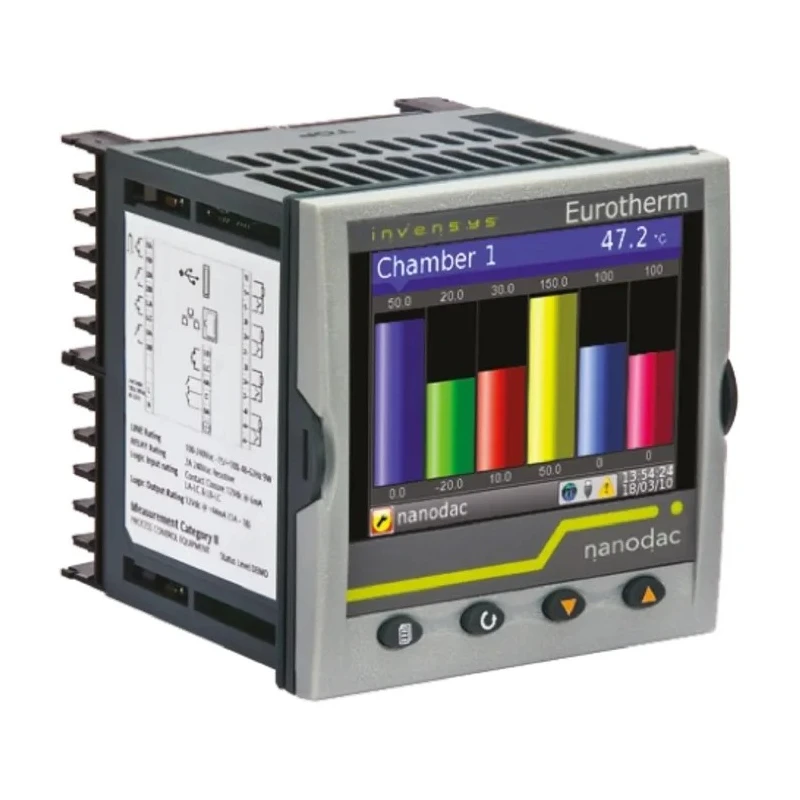 Eurotherm NANODAC/VL 3-Channel Graphical Chart Recorder with Current, Millivolt, Resistance, Temperature NANODAC/VL/X/X/LRR