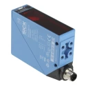 SICK Background Suppression Photoelectric Sensor, Block Sensor, 100 mm to 2.5 m Detection Range, NPN/PNP Output, 30 V IP69K