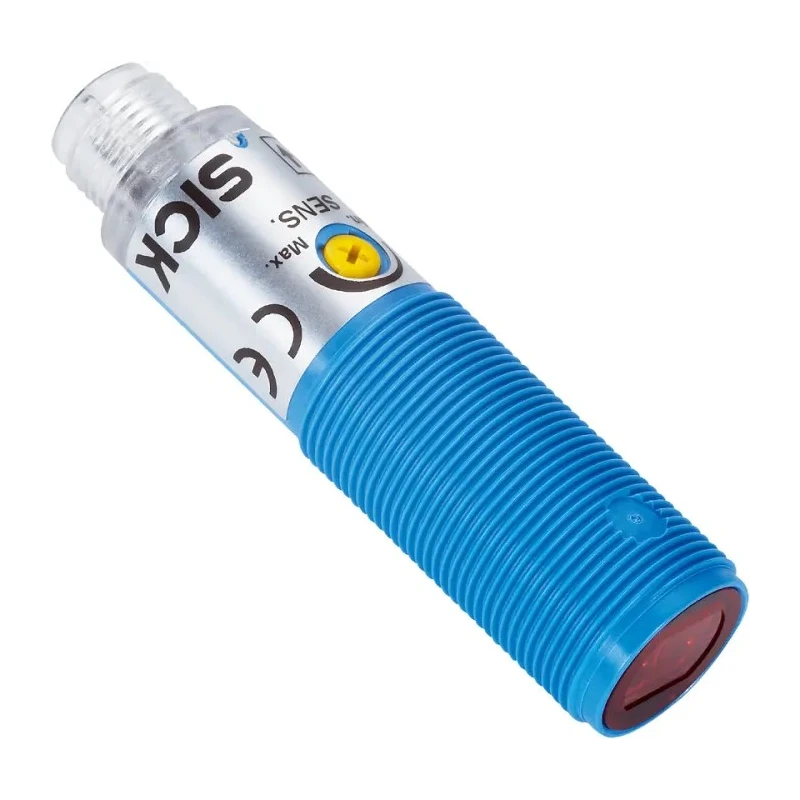 SICK Retroreflective Photoelectric Sensor, Barrel Style, 50 mm to 7 m Detection Range, PNP Output, IP67 VL180-2P42436