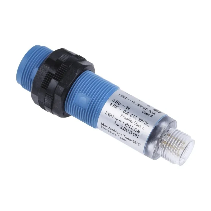 SICK Retroreflective Photoelectric Sensor, Barrel Style, 50 mm to 7 m Detection Range, PNP Output, IP67 VL180-2P42436