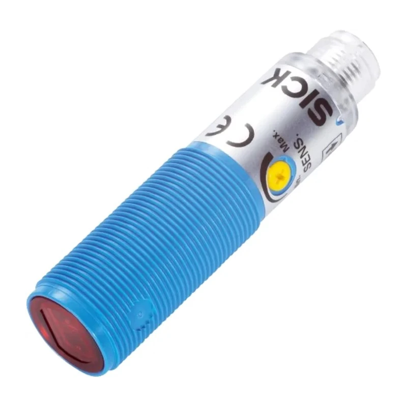 SICK Retroreflective Photoelectric Sensor, Barrel Style, 50 mm to 7 m Detection Range, PNP Output, IP67 VL180-2P42436