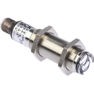 SICK Retroreflective Photoelectric Sensor Barrel Style 50 mm to 3.7 m Detection Range PNP Output IP67 VL18-4P3240